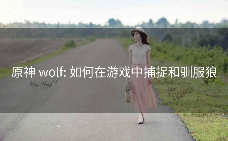 原神 wolf: 如何在游戏中捕捉和驯服狼