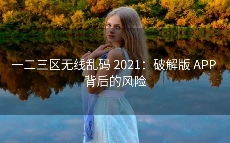 一二三区无线乱码 2021：破解版 APP 背后的风险