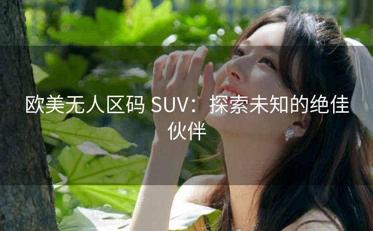 欧美无人区码 SUV：探索未知的绝佳伙伴