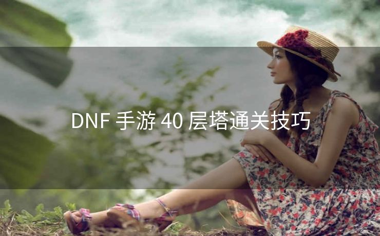 DNF 手游 40 层塔通关技巧