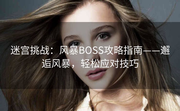 迷宫挑战：风暴BOSS攻略指南——邂逅风暴，轻松应对技巧