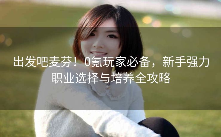 出发吧麦芬！0氪玩家必备，新手强力职业选择与培养全攻略